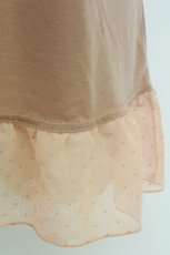 画像5: axes femme / ドットシフォンフリルホルターネックキャミソール  ピンク T-26-07-05-014-AX-TO-SA-ZT (5)