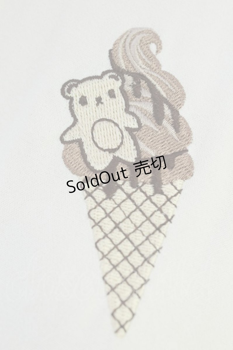 画像4: axes femme kawaii / 刺繍ティアードシャツワンピ M アイボリー T-26-07-05-021-AX-OP-SA-ZT (4)
