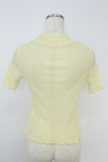 画像2: lilLilly / 刺繍入りトップス  イエロー T-26-07-08-003-LO-BL-TE-ZT (2)