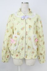 画像1: Nile Perch / うさぎさんプリントブルゾン  イエロー T-26-07-08-028-LO-JA-SA-ZT (1)