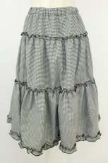 画像1: m petit by misako / NINA'Sギャザースカート L 黒 T-26-07-08-039-LO-SK-SA-ZT (1)