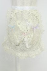 画像1: Nile Perch / くまレースエプロン  アイボリー T-26-07-08-045-LO-SK-SA-ZT (1)
