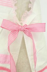 画像3: Nile Perch / うさぎさん刺繍ベスト  白Ｘピンク T-26-07-08-008-LO-TO-SA-ZT (3)