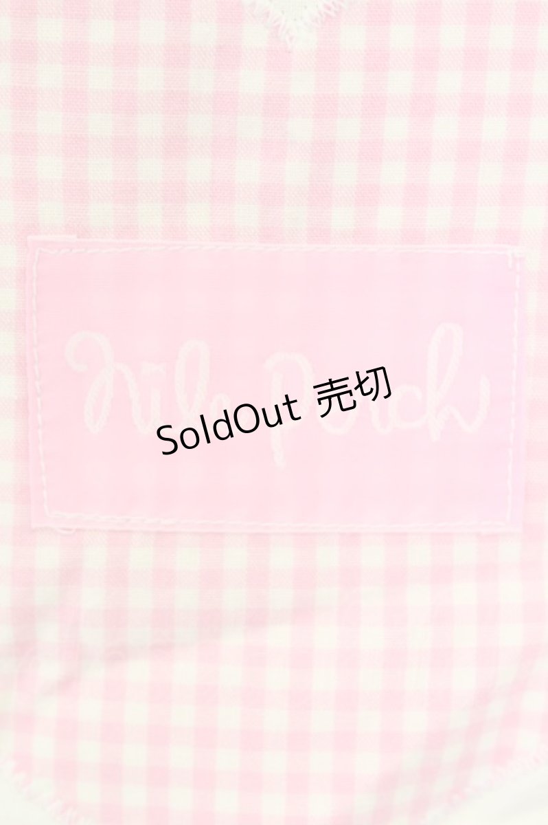 画像5: Nile Perch / うさぎさん刺繍ベスト  白Ｘピンク T-26-07-08-008-LO-TO-SA-ZT (5)
