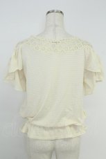 画像2: axes femme / ボーダービジュートップス  アイボリー T-26-07-08-002-AX-TO-SA-ZT (2)