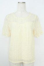 画像1: axes femme / 総レース切替インナープルオーバー  アイボリー T-26-07-11-001-AX-TO-SA-ZT (1)