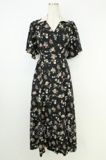 画像1: jouetie / ノーカラーダブルボタンワンピース  黒 T-26-07-11-028-LO-OP-SA-ZT (1)