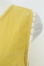 画像4: axes femme / スカラップ刺繍タンク&スカートセットアップ  イエローＸ白 T-26-07-11-006-AX-TO-SA-ZT (4)