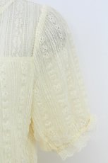 画像3: axes femme / 総レース切替インナープルオーバー  アイボリー T-26-07-11-001-AX-TO-SA-ZT (3)
