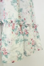 画像4: Kurumi Collaboration / KRハナジゴスリーブワンピース M 白 T-26-07-11-010-LO-OP-SA-ZT (4)