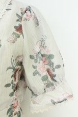 画像3: axes femme / ミルフィーユローズ柄ワンピース M ピンク T-26-07-11-012-AX-OP-SA-ZT (3)