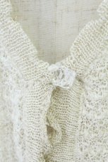 画像5: axes femme / レースカーディガン  アイボリー T-26-07-11-002-AX-TO-SA-ZT (5)