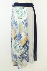 画像2: axes femme / パッチワークミディスカート M ブルー T-26-07-15-041-AX-SK-TE-ZT (2)