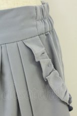 画像3: axes femme / ポケットフリルパンツ  ブルー T-26-07-15-042-AX-PA-SA-ZT (3)