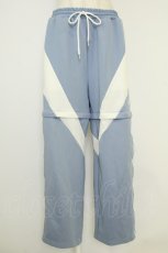 画像1: REFLEM / 2WAY切替ジャージパンツ  サックス×白 T-26-07-15-043-PU-PA-TE-ZT (1)