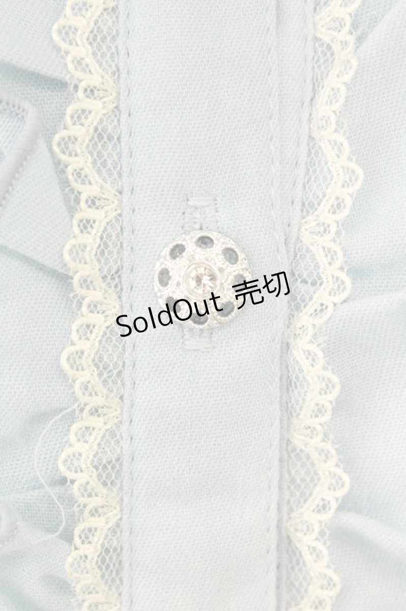 画像4: axes femme / レース使いデニムブラウス M ウォッシュ T-26-07-15-020-AX-BL-TE-ZT292 (4)