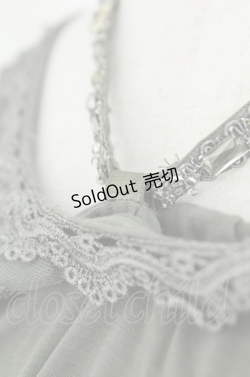 画像3: axes femme / ビジューホルター付きタンクトップ M カーキ T-26-07-18-004-AX-TO-TE-ZT293 (3)