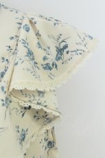 画像3: axes femme / 小花柄ノースリフリルＢＬ M オフ T-26-07-18-006-AX-TO-TE-ZT (3)