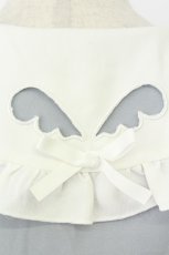 画像3: DearMyLove / 選べるくり抜きモチーフブラウス M ブルーグレー T-26-07-18-009-GO-BL-TE-ZT (3)