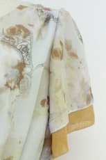 画像3: axes femme / ぼかし柄配色ワンピース M サックス T-26-07-18-017-AX-OP-TE-ZT (3)