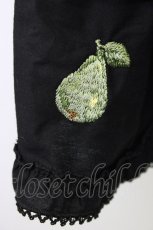 画像5: PINK HOUSE / フルーツ刺繍ローンスカート  黒 T-26-07-24-045-LO-SK-SA-ZT (5)
