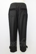 画像2: INGEBORG / 裾レースクロップドパンツ 11 ブラック T-26-07-24-050-LO-PA-SA-ZT (2)