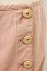 画像3: PINK HOUSE / うさぎ2匹刺繍ボタンスカート L ピンク T-26-07-24-020-LO-SK-SA-ZT (3)
