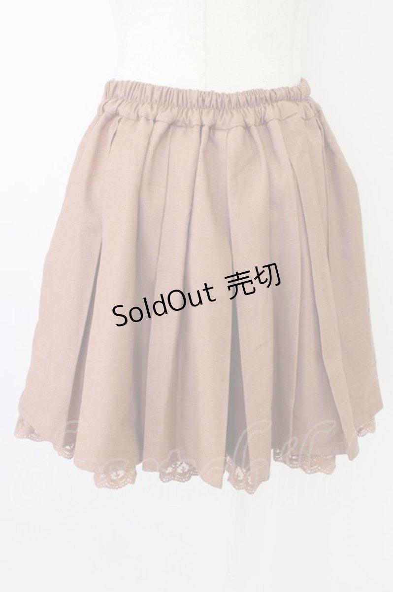 画像2: axes femme / フラップデザインキュロット  ブラウン T-26-07-24-022-AX-PA-SA-ZT294 (2)