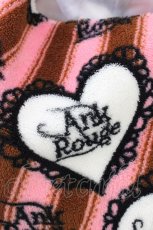 画像4: Ank Rouge / ロゴパイルトートバッグ  ピンクｘブラウン T-26-07-31-032-CA-BG-SA-ZT (4)