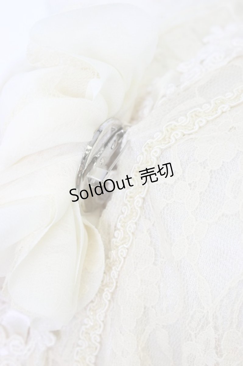 画像5: axes femme / はしごレースリボン&レースボレロ  アボリー T-26-07-31-001-AX-TO-SA-ZT (5)