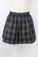 画像3: Secret Honey / リボンフリルチェックセットアップ  黒チェックＸ白 T-26-07-31-020-CA-OP-SA-ZT (3)