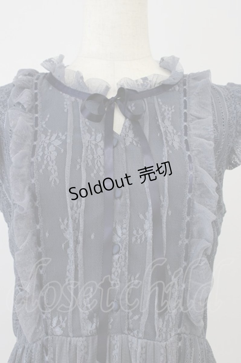 画像4: axes femme / レーシーノースリワンピース M コン T-26-08-04-028-AX-OP-TE-ZT297 (4)
