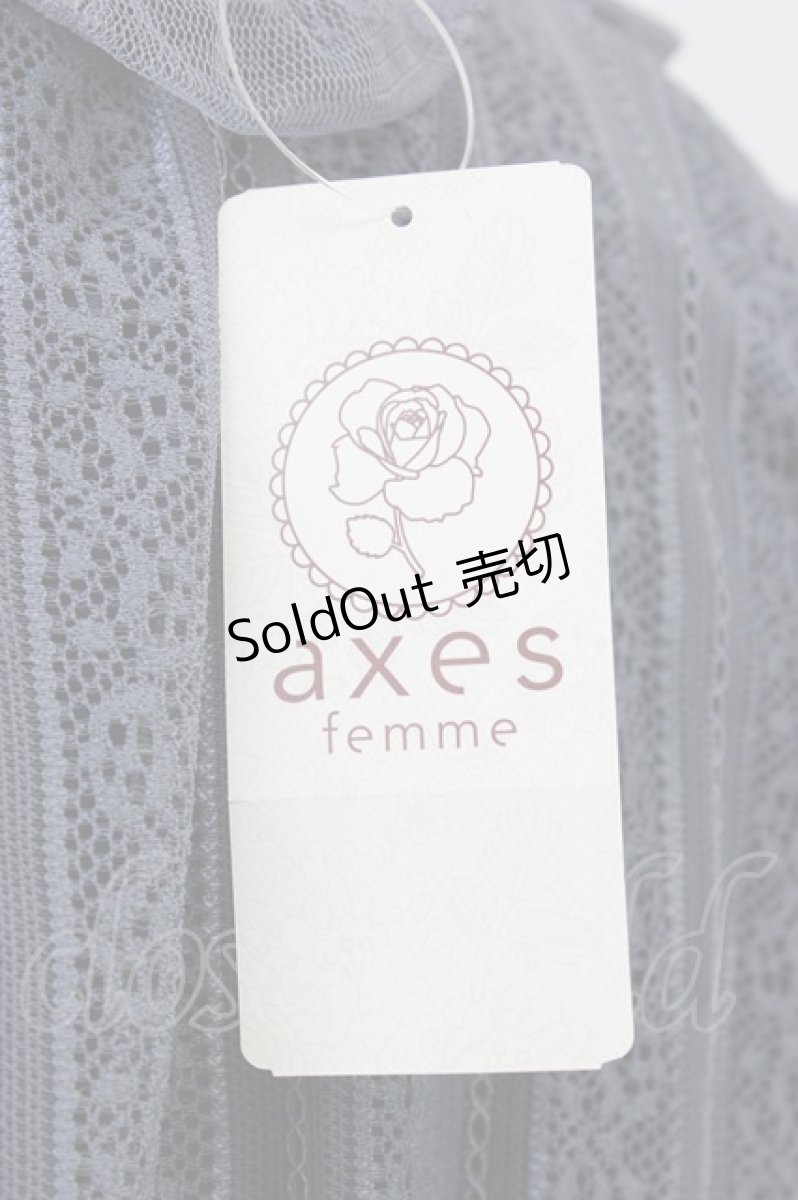 画像5: axes femme / レーシーノースリワンピース M コン T-26-08-04-028-AX-OP-TE-ZT297 (5)