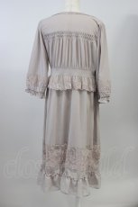 画像2: axes femme / 透けレースロングカーディガン M ピンク T-26-08-04-034-AX-TO-TE-ZT (2)