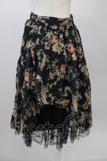 画像2: axes femme / ステンドグラスランプ柄スカート M ブルー T-26-08-04-043-AX-SK-TE-ZT (2)
