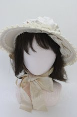 画像3: Innocent World / フラワーレースリボンボンネット  アイボリー T-26-08-04-046-IW-AC-SA-ZT (3)