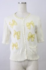 画像1: Jane Marple / The 35th ribbon カーディガン M イエロー T-26-08-04-011-JM-TO-SA-ZT (1)