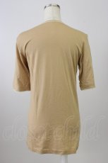 画像2: PINK HOUSE / 胸元レースリボン半袖Tシャツ L ベージュ T-26-08-04-016-LO-TS-SA-ZT (2)