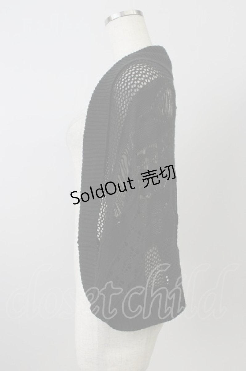 画像3: LOLITAその他(お買取対象外) / クラッシュ半袖ボレロ  黒 T-26-08-04-018-LO-TO-SA-ZT296 (3)