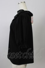 画像3: m petit by misako / レース襟プルオーバー L 中黒 T-26-08-04-021-LO-TO-SA-ZT (3)