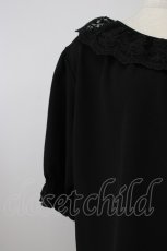 画像5: m petit by misako / レース襟プルオーバー L 中黒 T-26-08-04-021-LO-TO-SA-ZT (5)