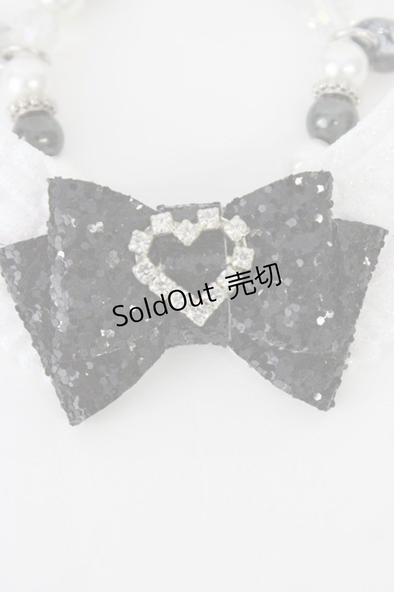 画像3: LOLITAその他(お買取対象外) / 羽根リボンブレスレット  黒×白 T-26-08-05-026-LO-AC-TE-ZT575-F001 (3)