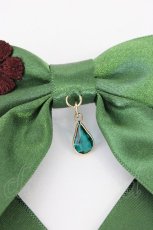 画像5: LOTUS ribbon / ツインテールリボンバレッタ  グリーン T-26-08-05-043-LO-ZA-TE-ZT (5)
