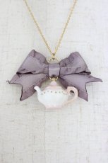 画像1: LOLITAその他(お買取対象外) / ティーポットリボンネックレス   T-26-08-05-062-LO-AC-TE-ZT (1)