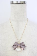 画像2: LOLITAその他(お買取対象外) / ティーポットリボンネックレス   T-26-08-05-062-LO-AC-TE-ZT (2)