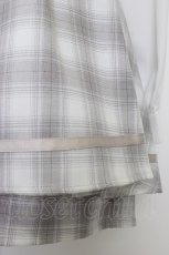 画像4: Ank Rouge / ハイネックスクエアリボンチェックコンビネゾン  白ＸピンクブラウンＸチェック T-26-08-05-005-CA-OP-SA-ZT (4)