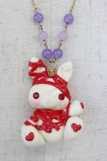 画像2: LOLITAその他(お買取対象外) / ぐるぐるリボンうさぎ ネックレス   T-26-08-05-064-LO-AC-TE-ZT (2)