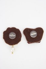 画像2: LOLITAその他 / くま×ひまわり ワッペンピアス   T-26-08-05-014-LO-AC-TE-ZT (2)