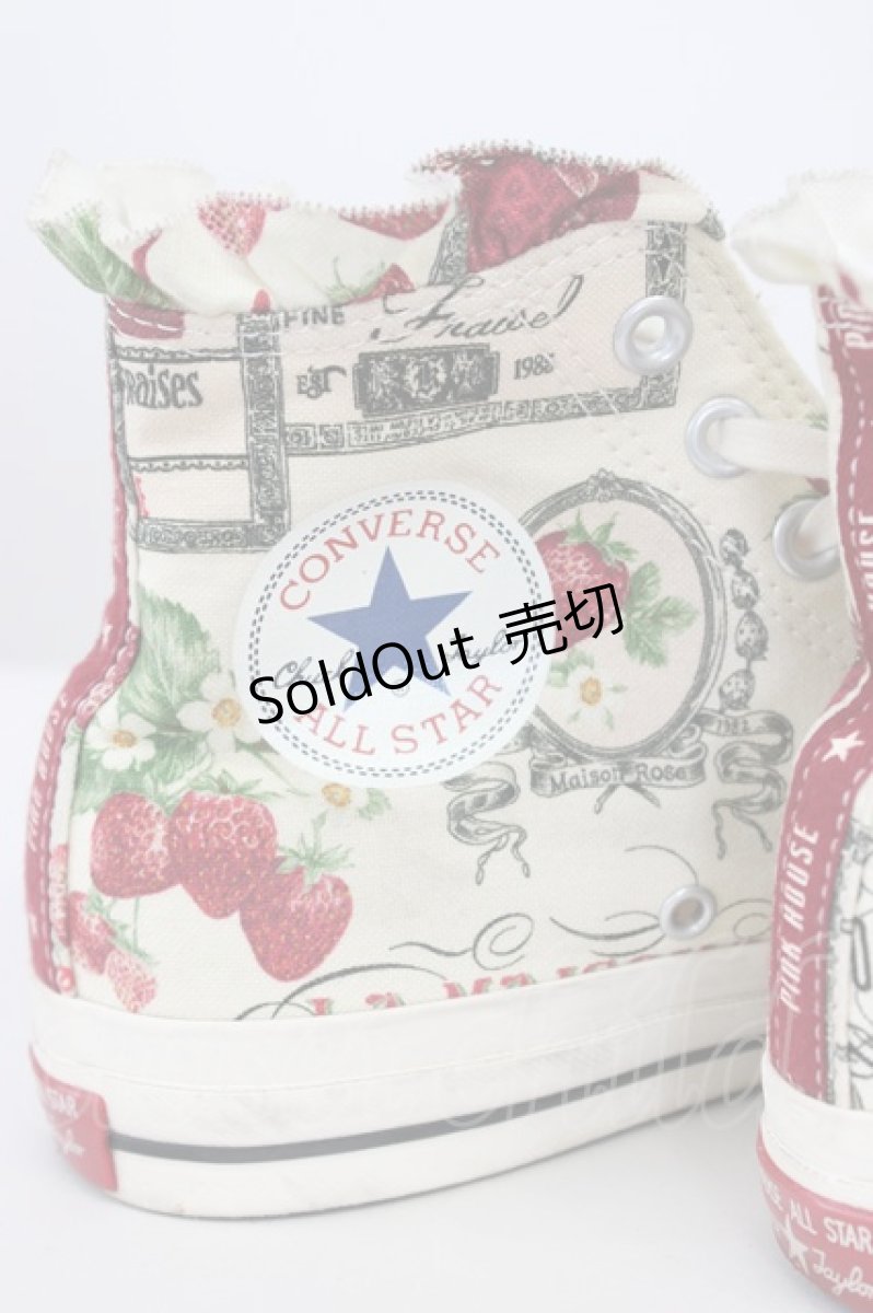 画像3: PINK HOUSE / CONVERSE サロンドフレーズスニーカー 25CM アイボリー T-26-08-10-002-LO-SH-SA-ZT (3)