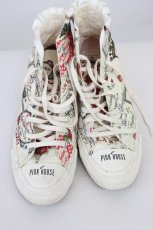 画像4: PINK HOUSE / CONVERSE サロンドフレーズスニーカー 25CM アイボリー T-26-08-10-002-LO-SH-SA-ZT (4)